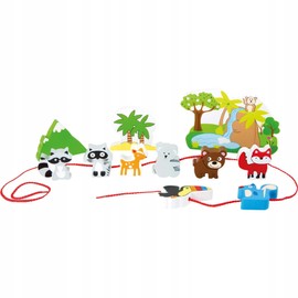 Small Foot 10171 Safari Threading Play Set