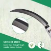 KUISUN Japanese Serrated Sickle for Gardening - Compact & Lightweight