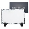 MR.R Sublimation Blanks Rectangular Rock Slate Photo Plaque Picture Frame,