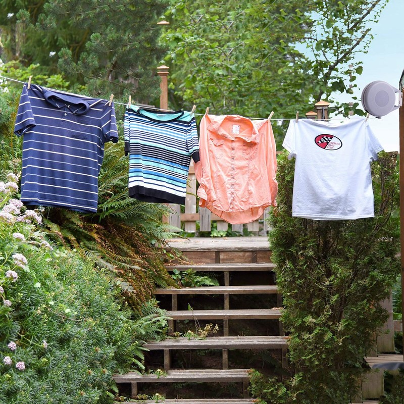 JS Hanger Drying Natural Retractable Clothesline Outdoor Indoor Laundry Line-49