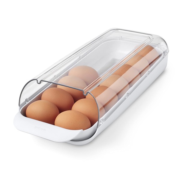 YouCopia FridgeView Rolling Egg Holder, Stackable Dispenser and Organizer for