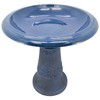 Arcadia Garden Products Fiberclay Bird Bath Outdoor Garden Decor, Antique