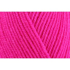King Cole Pricewise DK Crochet Yarn, 100% Acrylic Double Knitting Wool for Sweaters, Jumpers, Toys - 100g Ball - 040 - Candy - Single (11 Ball)