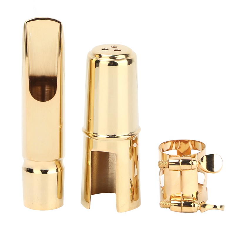 Metal Alto Saxophone Metal Mouthpiece with Cap Pads Musical Instruments