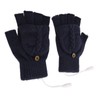 USB Warmer Heated Gloves Flip Half Fingerless Electronic Knitted Hand