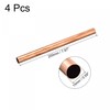 sourcing map Copper Round Tube 15mm OD 0.5mm Wall Thickness