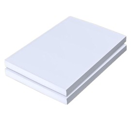 Smanzu 50 Pack 5x7 White Cardstock Paper Blank Thick Heavyweight 92lb Card Stock for Making Invitations cards, Postcards