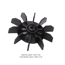 Air Compressor Fan Blade D Type Direct on Line Motor Fan Blade Air Compressor Accessories 14mm Shaft 135mm Outer Diameter