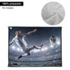 4:3 Thickened 100% Polyester Portable Foldable White Soft Projector Screen