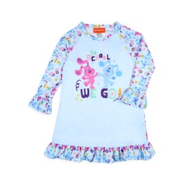 INTIMO Nickelodeon Toddler Girls' Blue's Clues School Sleep Pajama Dress Nightgown (5T)