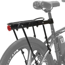 King Mills Fat Tire Bike Rack and Electric Bike Rack, Parrilla para Bicicletas Trasera, Ideas as Cargo Rack with Load Capacity (60KG Load Capacity)