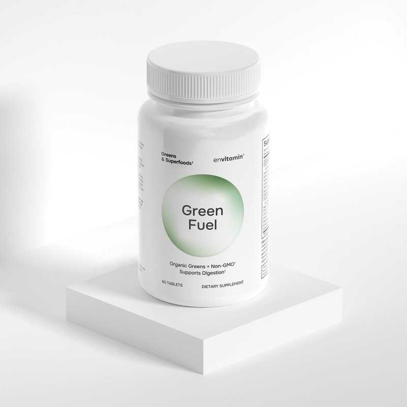 envitamin Green Fuel Organic Greens Tablets - Organic Greens, Fruit