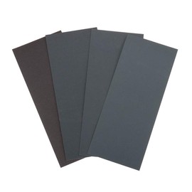 GodHand Kami Paper Assortment Set [A] Waterproof Sanding Paper Assortment Set #200, #400, #600, #800 (Pack of 4) GH-KY-4A for Plastic Model