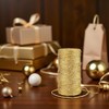 100M/328 Feet Gold String Twine for Crafts, Metallic Bakers Cord,