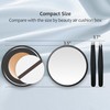 MIYADIVA 40X Magnifying Mirror, 3.5 Inch Round Compact Mirror with