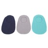 3pcs Ostomy Bag Cover Washable Detachable Dust Proof Mixed Colors