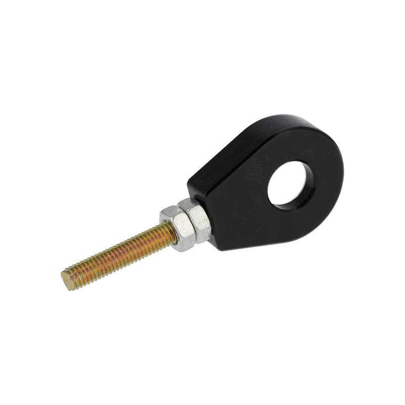 AKF Set of 2 Chain Tensioners for Swingarm Aluminium Black