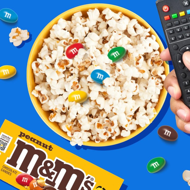 M&M'S Peanut Chocolate Candy Movie Theater Box 3.1-Ounce Box