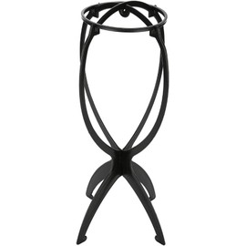 Soporte de peluca, Soporte de exhibición de peluca profesional plegable portátil, Soporte para peluca duradero para mujer, soporte de peluca de viaje, soporte de peluca para todas las pelucas y sombreros