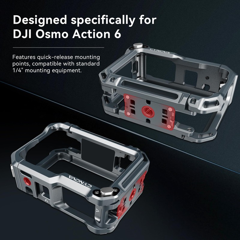 CYNOVA Osmo Action 6 Cage for DJI Osmo Action 6