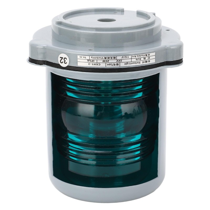 Luz de Navegación LED DC24V 25W Estribor Ancla Verde Mástil