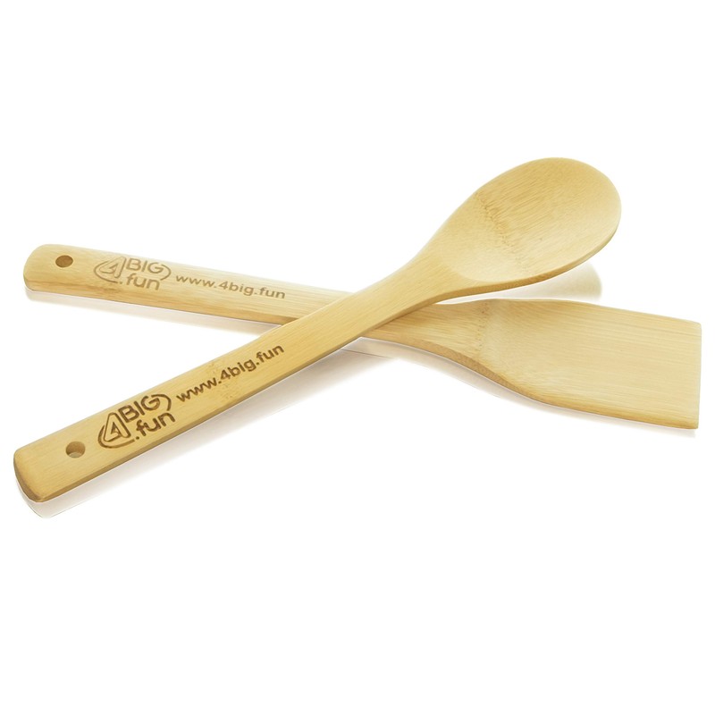 Spatula Cooking Spoon Kitchen Utensil Bamboo Set Mixing Spoon 30