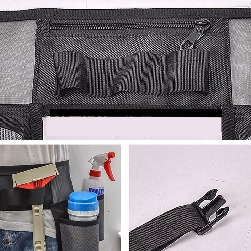 Cleaning Tool Belt, Adjustable Cleaning Bottle Holster Belt, Window Cleaning