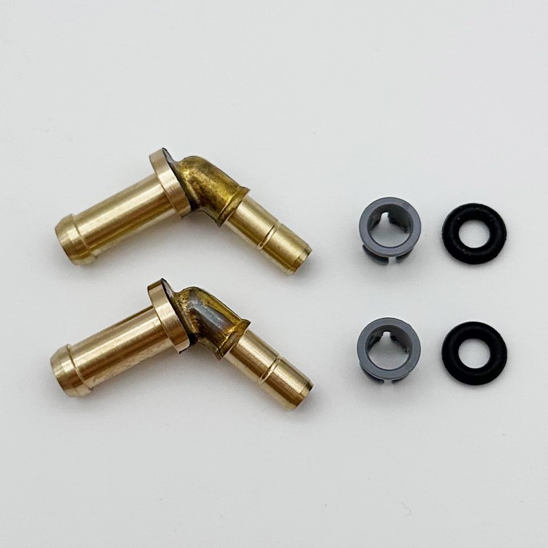 2 pcs LR049990 Thermostat Water Outlet Tube Connector Fit for