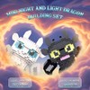 IBLOTIME Micro Dragon Building Set, Black & White Dragons, 1158