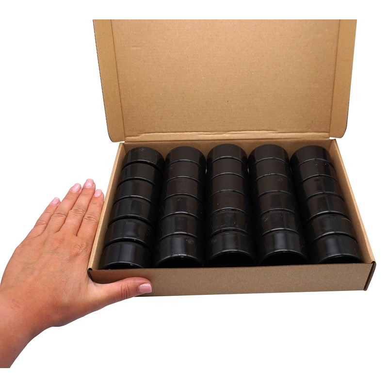 SKIR'CO Pack of 30 Fence Post Caps Round 48.3 mm