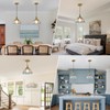 ZEYQLQZQ Glass Pendant Light Modern Pendant Lighting Fixtures Vintage Hanging