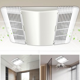 85315000 Vent Fan Cover Grille and Lens for Broan Nutone 663, 663N, 663FL, 663LN, 669L, 669LN, 669FN, 770F, 763RLN, 769RLN, for Broan Nutone Bathroom Ventilation Plastic Cover, Bathroom Fan Exhaust