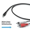 JAMEGA - 1 m RCA Audio Cable Stereo 3.5 mm