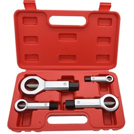 Metal Nut Splitter Cracker, Metal Nut Splitter Breaker Manual Pressure Nut Cracker Remover Extractor Tool, Heavy Duty Nut Splitter Broken Damaged Nut Removal Splitting Tools by KAKO (4 Pack)