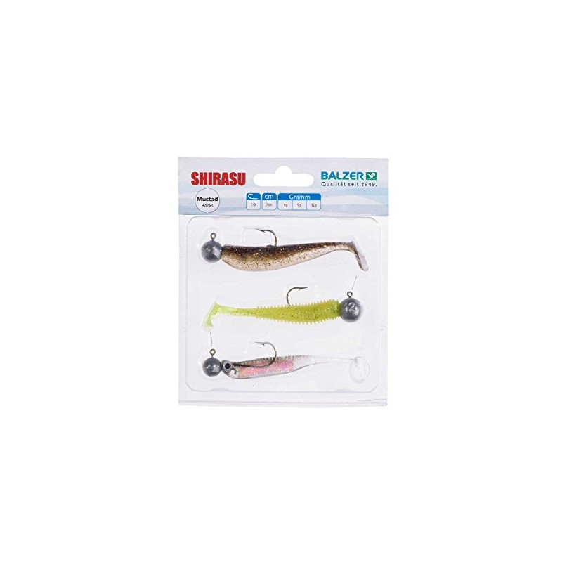 Shirasu Yoko Lure Set Waggle Akari, 7 cm