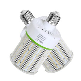 TSEXES 2 Pack LED Corn Bulb 150W,E39 Mogul Base,23700Lm 5000K Corn Light Bulb Replacement Metal Halide HID CFL for Commercial Industrial Lighting Warehouse High Bay Light Fixture Garage Workshop