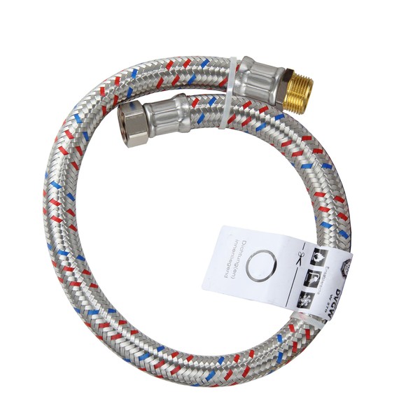 Meiflex Reinforced Hoses for Plumbing, Heating, Air Conditioning 1/2 Inch,