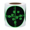 Hybsk Splatter Target Stickers 3 inch Reactive Targets for Shooting