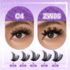 Cluster Lashes Individual Lash Extensions DIY Eyelashes C/D Curl Cluster