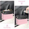 Accmor Car Trash Can, Foldable Leather Vehicle Garbage Organizer Bin