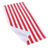 Exclusivo Mezcla 100% Cotton 4-Pack Cabana Striped Beach Towel Set,