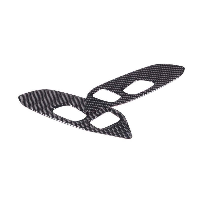 necar2020 Carbon Fiber Seat Adjust Panel Cover Trim Accessories For