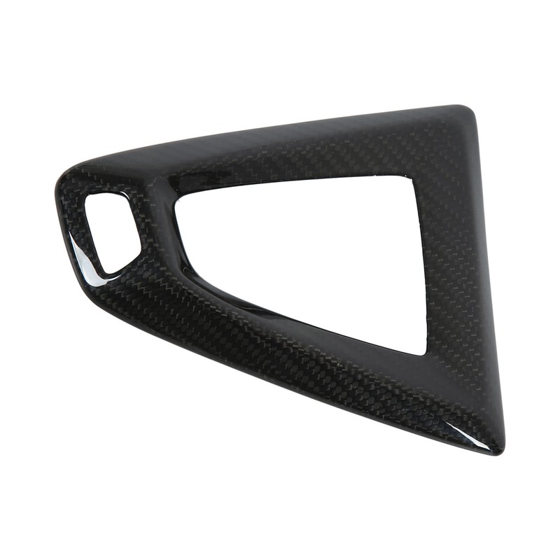 Gear Shift Panel Frame Carbon Fiber Shifter Cover Replacement for