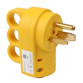 Nema 6-30P/Nema 6-50P 30A/50A 250V Welder Rewirable Power Plug, Nema 6-30P Straight Blade Connectors ETL Listed, 30A 50A Welder AC Plug, with an Extra Metal Terminal Included.