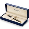Waterman S0920660 Metropolitan Essential Ballpoint Pen, Black GT Fine Point,