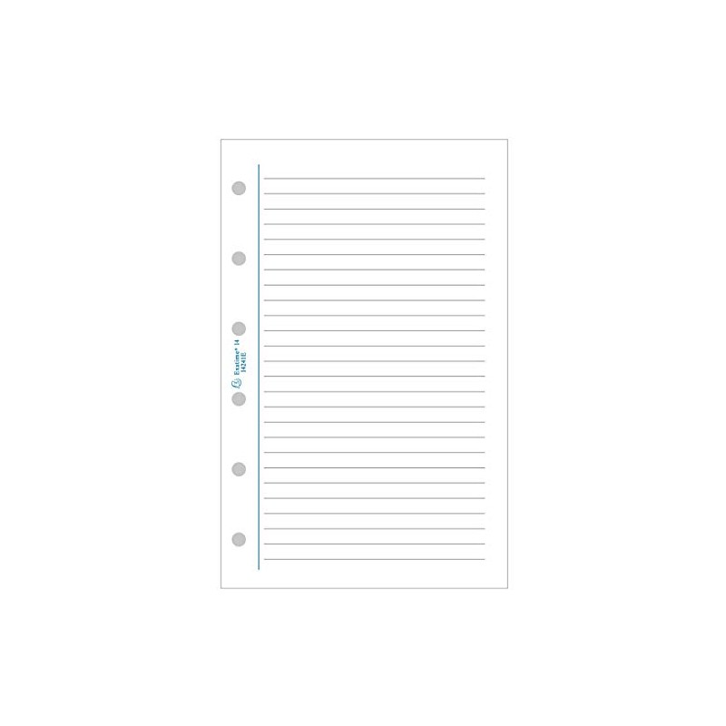Exacompta – 182 – Refill Pages Lined for Exatime 17