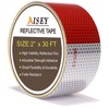 2" X 30ft Reflective Safety Tape DOT C2 Red White
