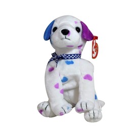 TY Beanie Baby - DIZZY the Dalmatian (colored spots & colored ears) by Beanie Babies