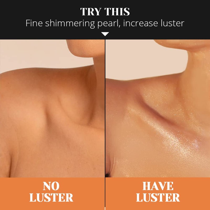 Liyalan Shimmer Body Oil 5 Color Gold 3.38 Fl Oz