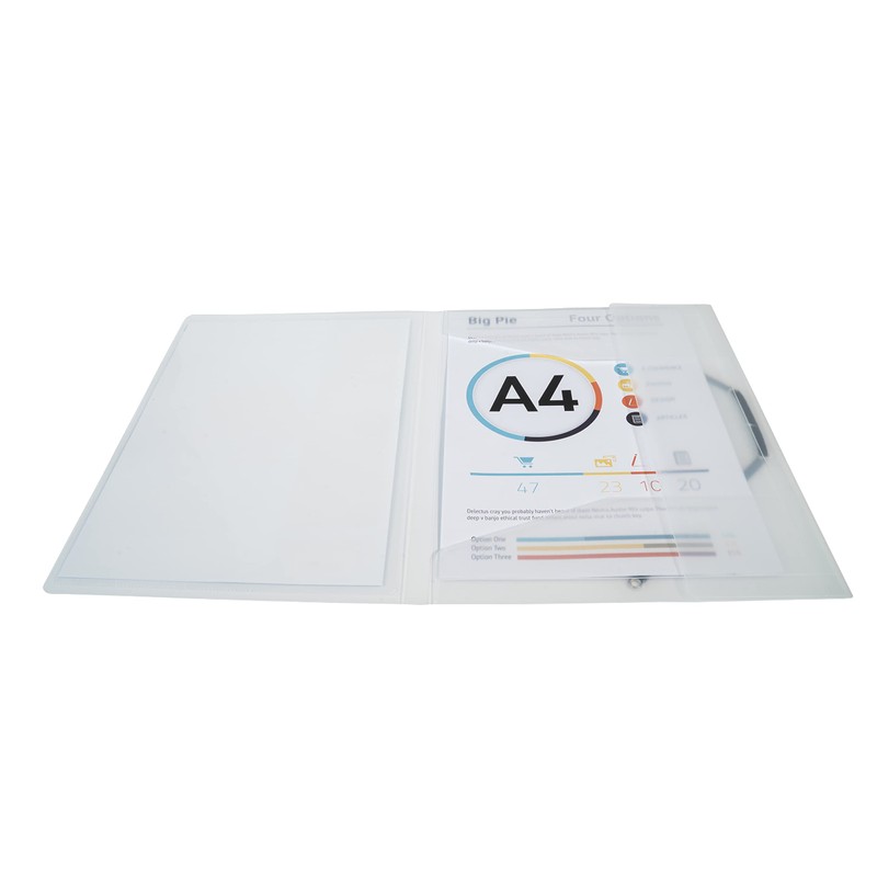 Exacompta KreaCover 55188E Pack of 5 Plastic Folders DIN A4